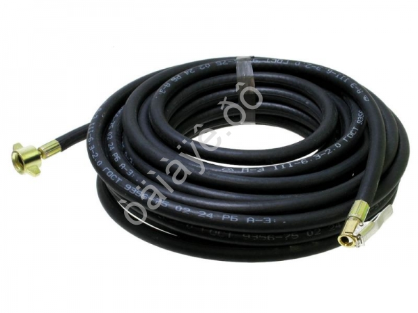 Шланг для подкачивания колес 15м на вентиль (6х11, 20 BAR/300PSI) МАЯКАВТО™ /1/5 Шланг для подкачивания колес 15м на вентиль (6х11, 20 BAR/300PSI) МАЯКАВТО™ /1/5