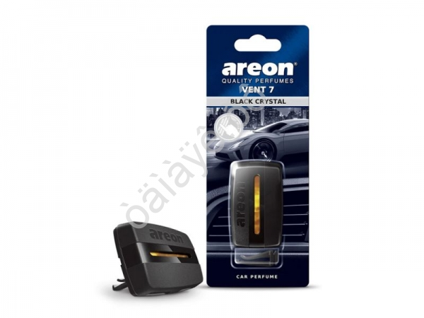 Освежитель воздуха "Аreon VENT 7" на дефлектор, Black CrystalЧерный кристал /1/24