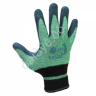 Перчатки прорезиненные с текстурой (зеленые)  /12