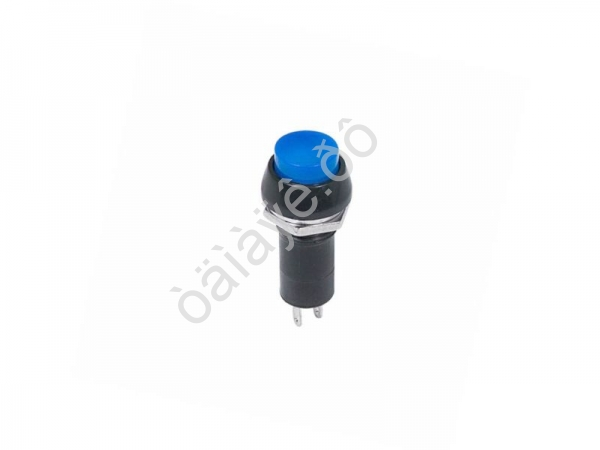 Кнопка 250v 1A(2c) ON-(OFF) синяя1/10 Кнопка 250v 1A(2c) ON-(OFF) синяя1/10