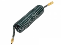 Шланг PU спиральный  8мм х 12мм х  5м с быстроразъемами (максимальное давление - 15bar, рабоч RockForce