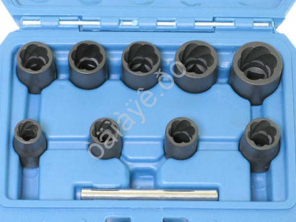 Набор головок для поврежденных болтов и гаек 10 пр. МАЯКАВТО™ /1/20_ Набор головок для поврежденных болтов и гаек 10 пр. МАЯКАВТО™ /1/20_