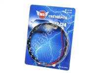 Лента  18 SMD 5050 30см синяя (черная осн.), (блистер, 2шт) М5  1/200_