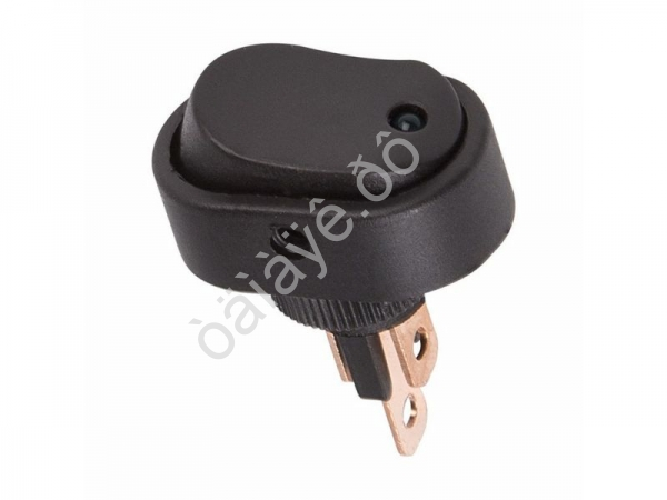 Выключатель клавишный 12V 30А (3с) ON-OFF черный ОВАЛ с синей LED подсветкой (RWB-523, ASW-20D) REXANT Выключатель клавишный 12V 30А (3с) ON-OFF черный ОВАЛ с синей LED подсветкой (RWB-523, ASW-20D) REXANT