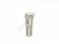 Светодиод 12V T 5 1SMD (3528) W2,0x4,6D WHITE "Маяк" /10
