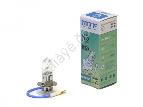 Лампа MTF H3 24V70W Standart+30% 2900K (Корея)