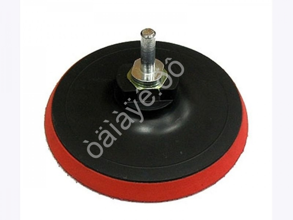 Шлиф-круг резиновый с "липучкой" +переходник 125мм /1/25