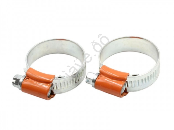 Хомут червячный усиленный оцинкованный 20-32 мм (11,7мм) "Маяк" (2шт.) W1 МАЯК