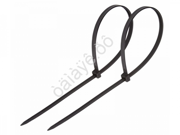 Хомут пластиковый 7.6х500 REXANT черный (в уп.100шт) 1/5/25