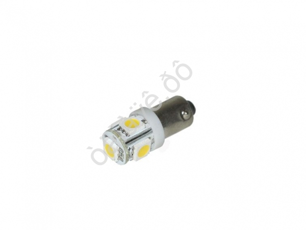Светодиод 12V T 8 5SMD BA9S WHITE "Маяк" /10