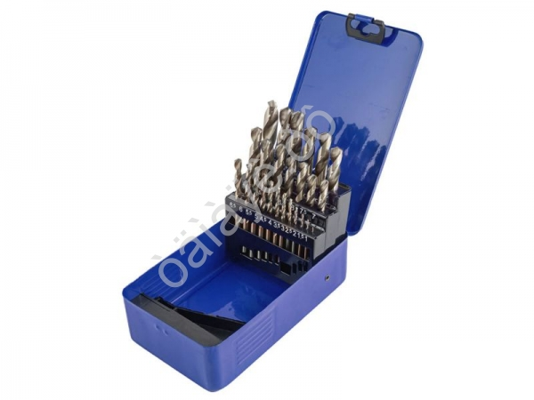 Набор сверл по металлу HSS 4241,25пр(1-13мм, шаг 0.5мм), в метал. футляре Forsage Набор сверл по металлу HSS 4241,25пр(1-13мм, шаг 0.5мм), в метал. футляре Forsage