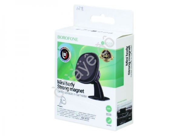 Держатель телефона на панель, магнитный, черный BOROFONE BH103 (48шт в уп) Borofone