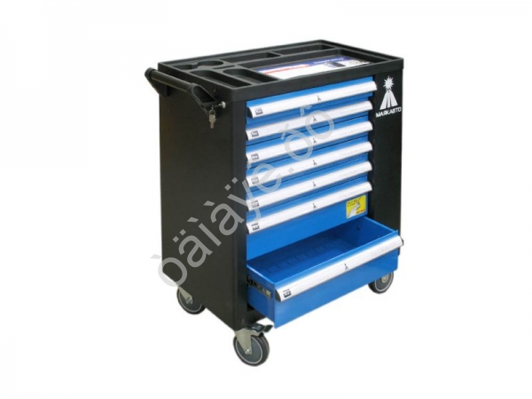 Тележка инструментальная 7-полочная с боковой секцией, МАЯКАВТО™ _