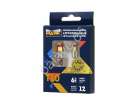 Светодиод 12V T10 6SMD(5730) 360° SUPER WHITE CAN03