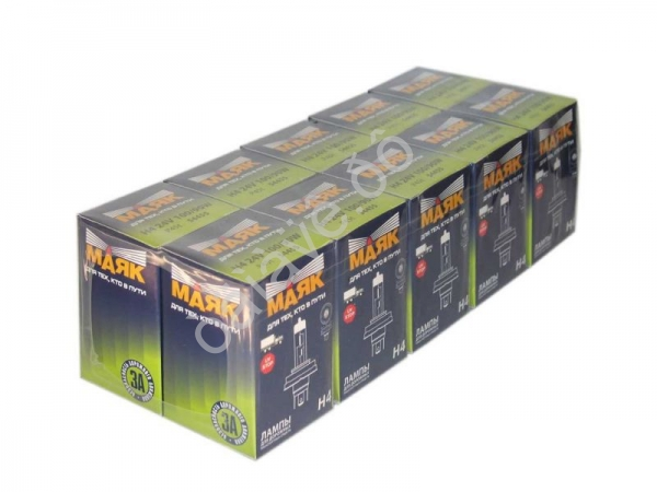 Лампа МАЯК H4 24V100/90W P45t (мин.уп.10шт) 10/100/400 Лампа МАЯК H4 24V100/90W P45t (мин.уп.10шт) 10/100/400