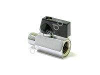 Кран шаровой 1/4" внешняя/внутренняя резьба хром