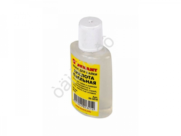 Флюс для пайки 30 мл Rexant (паяльная кислота) Флюс для пайки 30 мл Rexant (паяльная кислота)