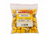 Клемма с изол. кольцо REXANT Ø5,3мм 4-6мм VR5,5-5 (100шт)