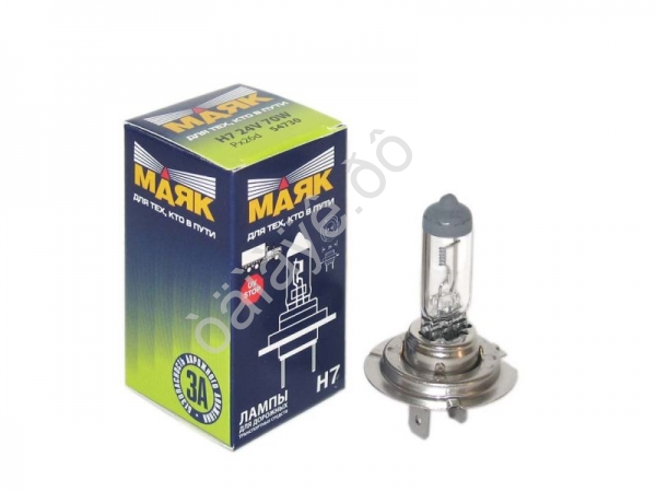 Лампа МАЯК Н7 24- 70 Px26d 1/10/100/400