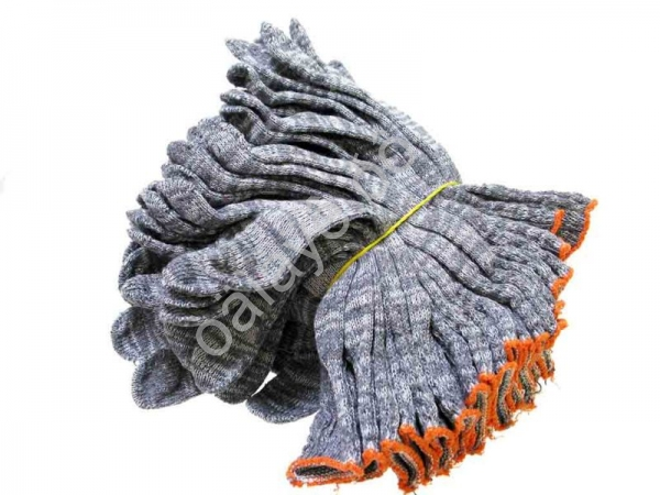 Перчатки х/б 10кл. 5-нитка графит /10/400