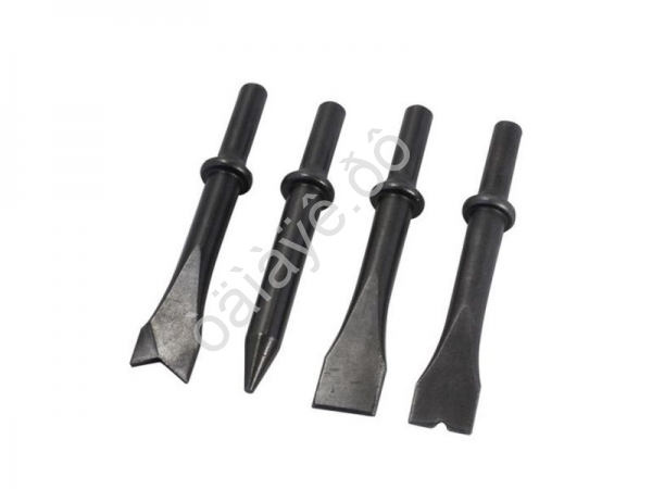 Набор зубил разнопрофильных 4пр.(круглая посадка ø10мм,L-125мм),в блистере Forsage Набор зубил разнопрофильных 4пр.(круглая посадка ø10мм,L-125мм),в блистере Forsage