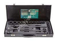 Набор инструментов ударных 26пр. 1/2" (6гр.) (8-32мм, Cr-Mo), в металлическом кейсе  RockFORCE