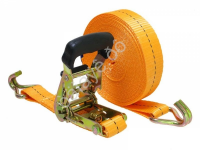 Стяжка груза шир. ленты  40мм, длиной 10м, с храп. механизмом МАЯКАВТО™ полиэстер 1/10