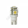Светодиод Т10 -  5SMD  5050 белый  (блистер, 2шт) 1/500_