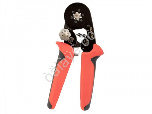 Кримпер HT-10-6 для обжима штыревых наконечников 0,08-10,0мм² с регулятором прижимного усилия REXANT