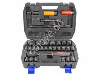 Набор инструментов ударных 32пр.1/2"( 6-гр: 8-32мм, 12гр: 10,12,14,15,17,19,36мм, Cr-Mo) FORCEKRAFT