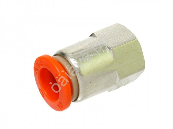 Фитинг цанговый пластик PU 1/4 х 10 mm внутр. резьба Фитинг цанговый пластик PU 1/4 х 10 mm внутр. резьба