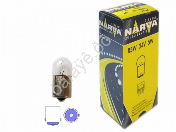 Лампа Narva R24-5W BA15s 17181 /10/200