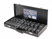 Набор головок ударных 33пр. 1/2" (6гр.) Forsage