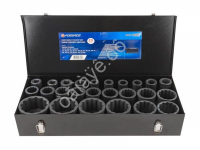 Набор головок ударных глубоких 1" 25пр. (12гр.) Forsage