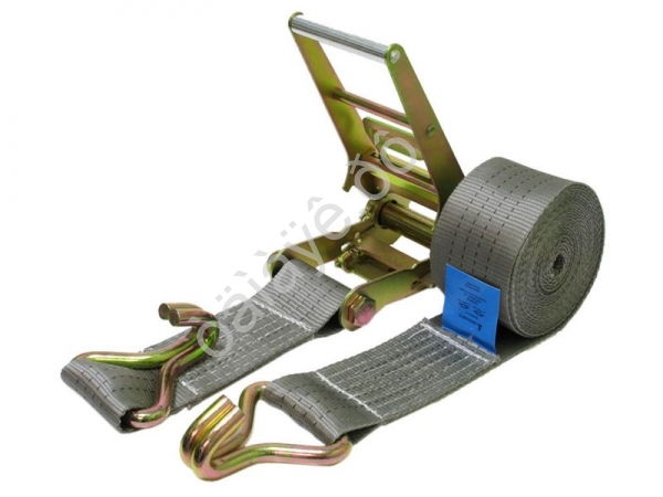 Стяжка груза шир. ленты 100мм, длиной 8м, с храп. механизмом МАЯКАВТО™ полиэстер