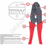 Кримпер HT-5-26TW для обжима двойных штыревых наконечников 2x(0,5-6,0)мм² REXANT