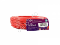 Провод  одинарный (0,75) FORCAR красный (100м) 1/10