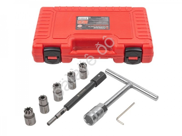 Набор инструментов для чистки и восстановления посадочных мест дизельных форсунок 7пр. Forsage