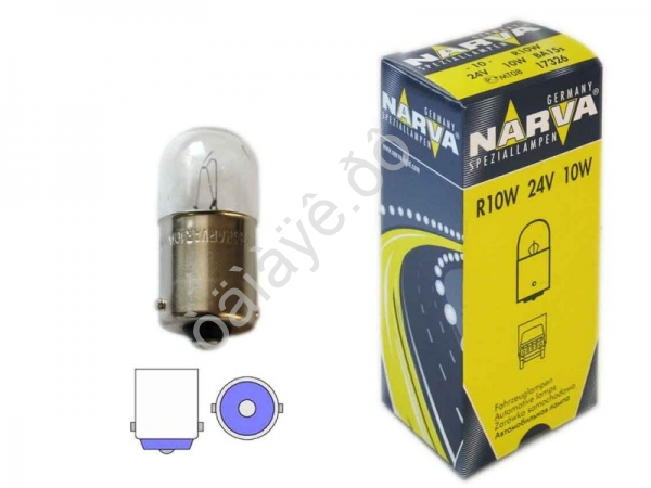 Лампа Narva R24-10W BA15S 17326 /10 Лампа Narva R24-10W BA15S 17326 /10
