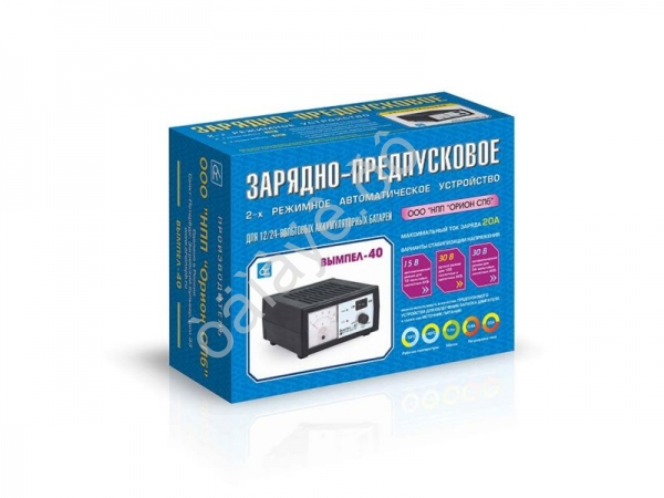Зарядное устройство Вымпел-40(автомат, 0-20А, 12/24В, стрел.амперм) Зарядное устройство Вымпел-40(автомат, 0-20А, 12/24В, стрел.амперм)