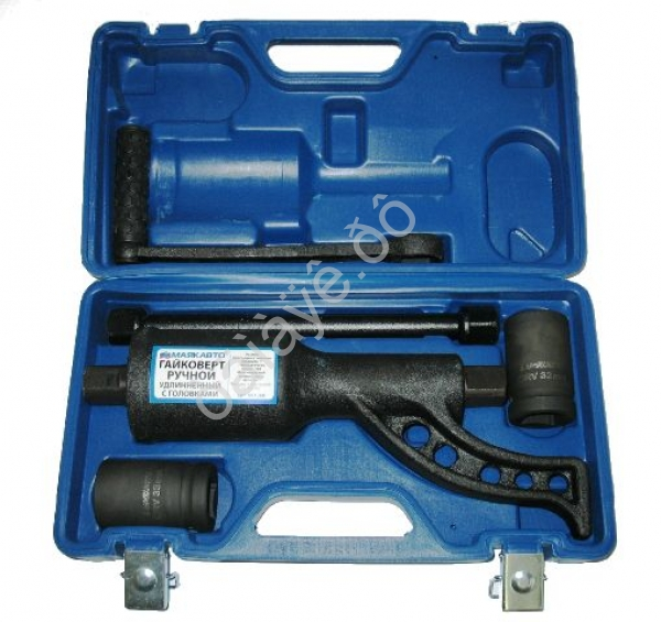 Гайковерт с редуктором на подшипн.с головками 32-33мм удлиненн МАЯКАВТО™ 1/3_
