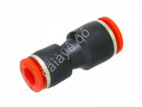 Фитинг цанговый соединительный пластик PU 6 х 8 mm Фитинг цанговый соединительный пластик PU 6 х 8 mm