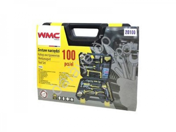 Набор инструментов 100пр. (6гр, 4-14мм) WMC Tools