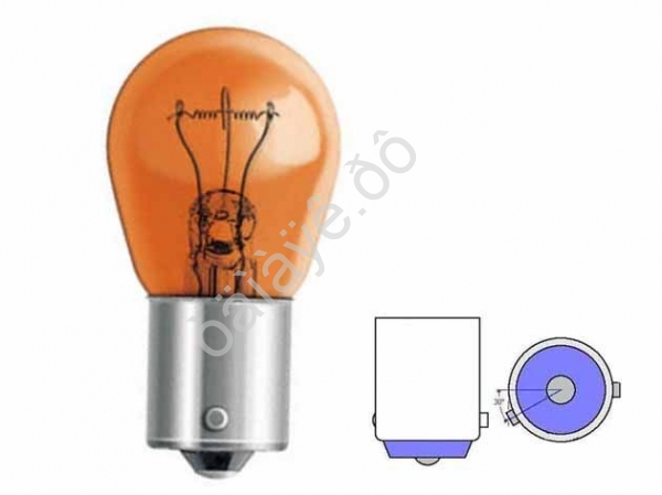 Лампа Osram 12V-21 янтарная 7507 /10/50 Лампа Osram 12V-21 янтарная 7507 /10/50