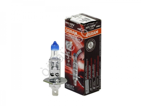 Лампа Osram H1 12V55W+150%  P14.5s NIGHT BREAKER LASER