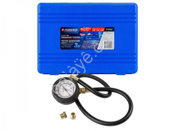 Тестер давления масла, набор 3пр. Forsage