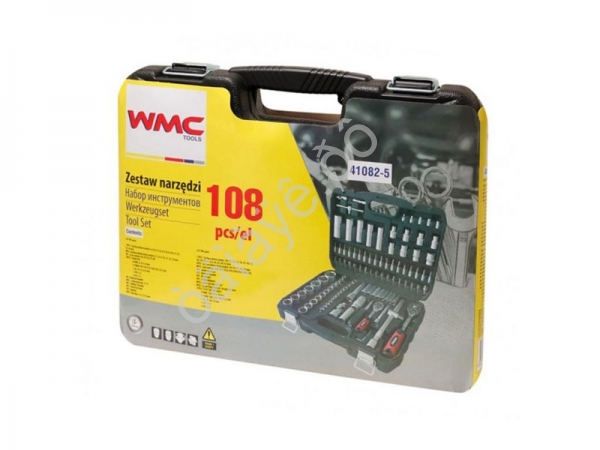 Набор инструментов 108пр. 1/2", 1/4" WMC Tools