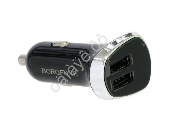 АЗУ в прикуриватель 2хUSB с цифровым дисплеем 5V/2.4A, БЕЛЫЙ Borofone BZ15 АЗУ в прикуриватель 2хUSB с цифровым дисплеем 5V/2.4A, БЕЛЫЙ Borofone BZ15