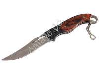 Нож туристический "СЛЕДОПЫТ", деревянная ручка,длина лезвия 70мм /1/12