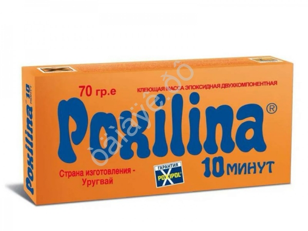 Клей эпоксидный двухкомпонентный 70гр.(40000) Poxilina